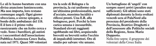 Festa al palanord dei volontari della croce italia
